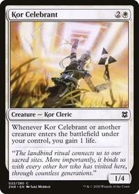 Kor Celebrant (22) [Zendikar Rising]