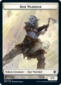 Kor Warrior Token (4) [Zendikar Rising]