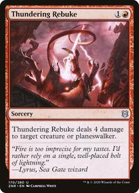 Thundering Rebuke (170) [Zendikar Rising]