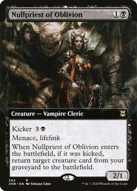 Nullpriest of Oblivion (Extended Art) (342) [Zendikar Rising]