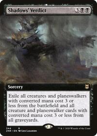 Shadows' Verdict (Extended Art) (344) [Zendikar Rising]