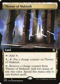 Throne of Makindi (Extended Art) (379) [Zendikar Rising]