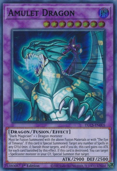Amulet Dragon (Green) (DLCS-EN005) [Dragons of Legend: The Complete Series]