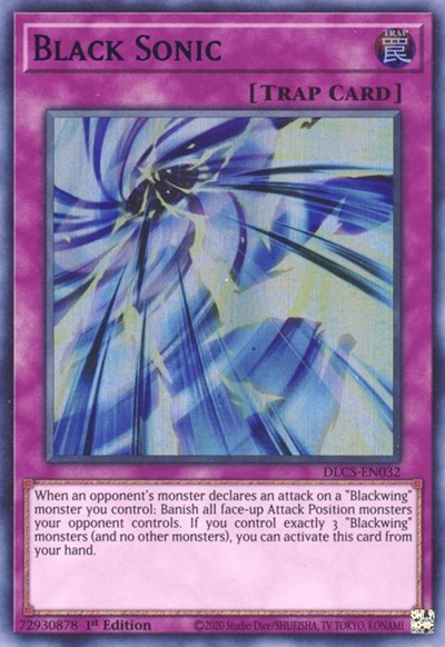 Black Sonic (Blue) (DLCS-EN032) [Dragons of Legend: The Complete Series]