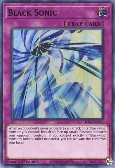 Black Sonic (Purple) (DLCS-EN032) [Dragons of Legend: The Complete Series]