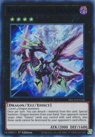 Galaxy Stealth Dragon (Blue) (DLCS-EN126) [Dragons of Legend: The Complete Series]