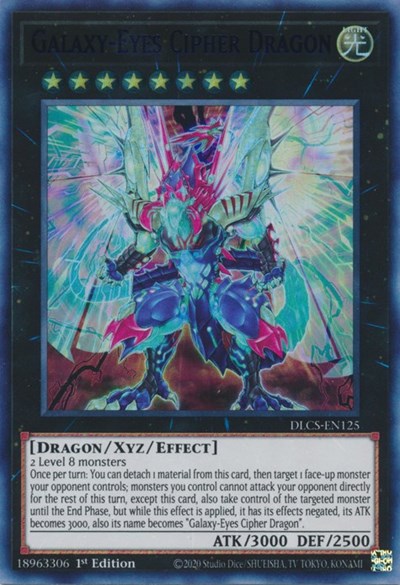 Galaxy-Eyes Cipher Dragon (Blue) (DLCS-EN125) [Dragons of Legend: The Complete Series]