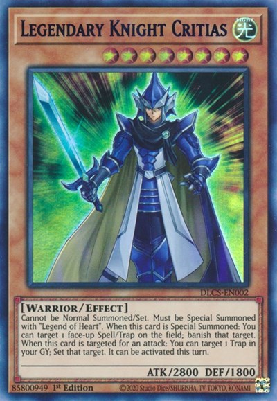 Legendary Knight Critias (Green) (DLCS-EN002) [Dragons of Legend: The Complete Series]