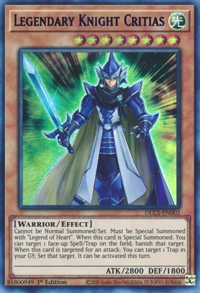 Legendary Knight Critias (Purple) (DLCS-EN002) [Dragons of Legend: The Complete Series]