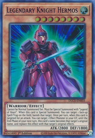Legendary Knight Hermos (Blue) (DLCS-EN003) [Dragons of Legend: The Complete Series]