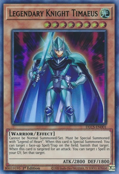 Legendary Knight Timaeus (Green) (DLCS-EN001) [Dragons of Legend: The Complete Series]