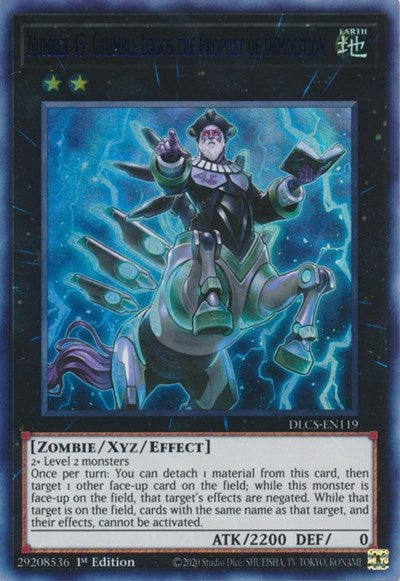 Number 45: Crumble Logos the Prophet of Demolition (Blue) (DLCS-EN119) [Dragons of Legend: The Complete Series]