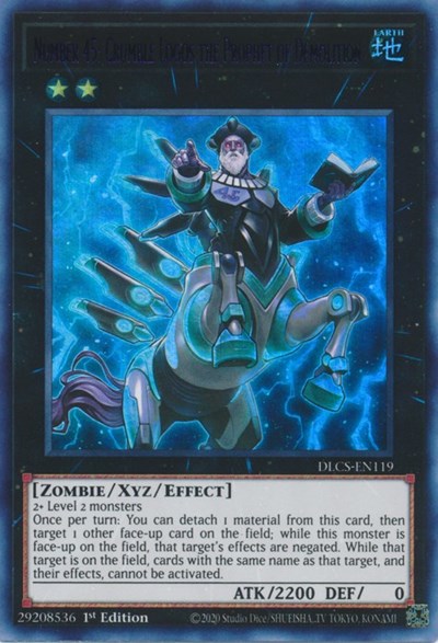 Number 45: Crumble Logos the Prophet of Demolition (Purple) (DLCS-EN119) [Dragons of Legend: The Complete Series]