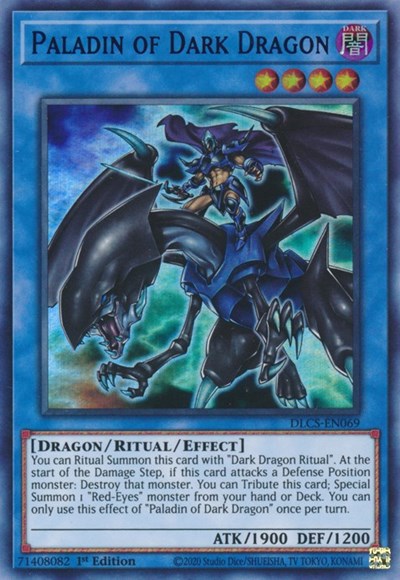 Paladin of Dark Dragon (Blue) (DLCS-EN069) [Dragons of Legend: The Complete Series]