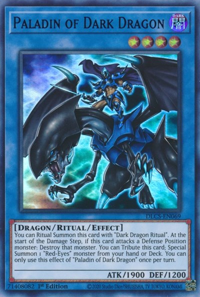 Paladin of Dark Dragon (Purple) (DLCS-EN069) [Dragons of Legend: The Complete Series]