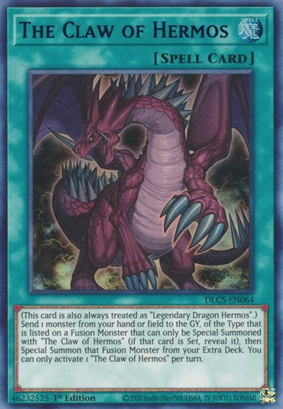 The Claw of Hermos (Blue) (DLCS-EN064) [Dragons of Legend: The Complete Series]