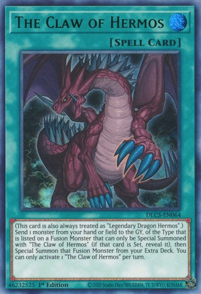 The Claw of Hermos (Green) (DLCS-EN064) [Dragons of Legend: The Complete Series]