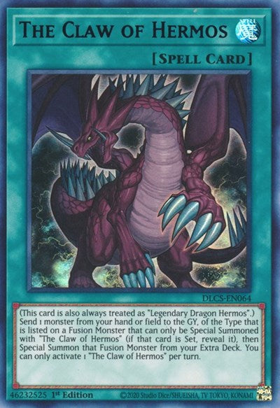 The Claw of Hermos (Purple) (DLCS-EN064) [Dragons of Legend: The Complete Series]