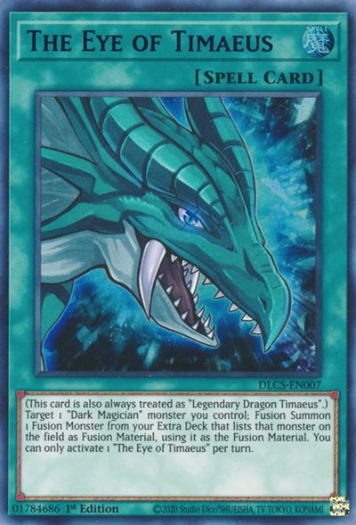 The Eye of Timaeus (Blue) (DLCS-EN007) [Dragons of Legend: The Complete Series]