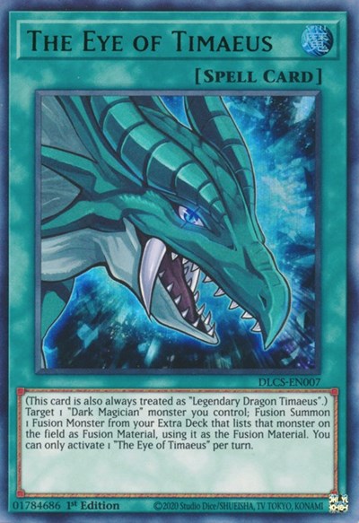 The Eye of Timaeus (Green) (DLCS-EN007) [Dragons of Legend: The Complete Series]