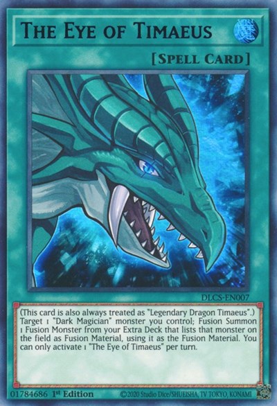 The Eye of Timaeus (Purple) (DLCS-EN007) [Dragons of Legend: The Complete Series]