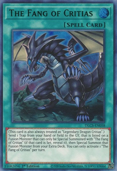 The Fang of Critias (Green) (DLCS-EN058) [Dragons of Legend: The Complete Series]
