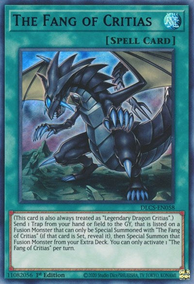 The Fang of Critias (Purple) (DLCS-EN058) [Dragons of Legend: The Complete Series]