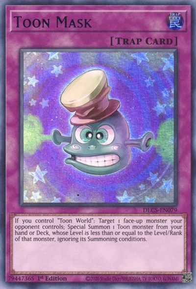 Toon Mask (Blue) (DLCS-EN079) [Dragons of Legend: The Complete Series]