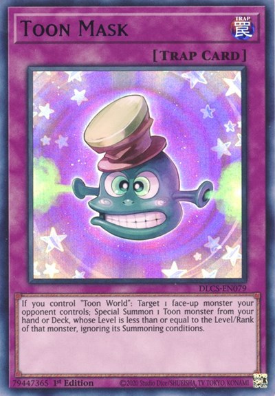 Toon Mask (Purple) (DLCS-EN079) [Dragons of Legend: The Complete Series]