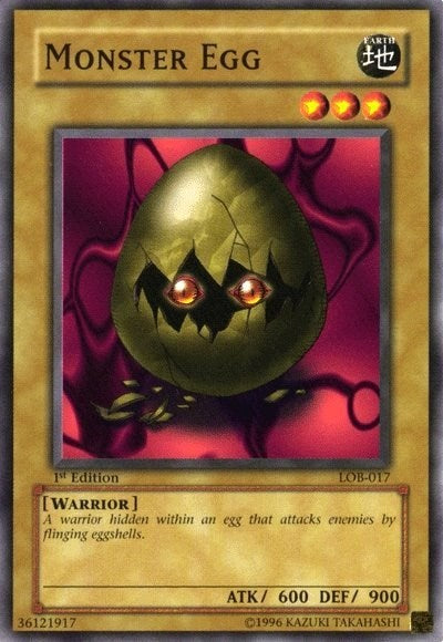 Monster Egg (LOB-017) [The Legend of Blue Eyes White Dragon]