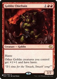 Goblin Chieftain (041/063) [The List Reprints]