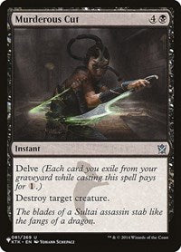 Murderous Cut (081/269) [The List Reprints]