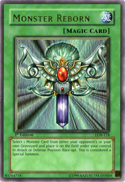 Monster Reborn (LOB-118) [The Legend of Blue Eyes White Dragon]