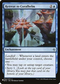Retreat to Coralhelm (082/274) [The List Reprints]