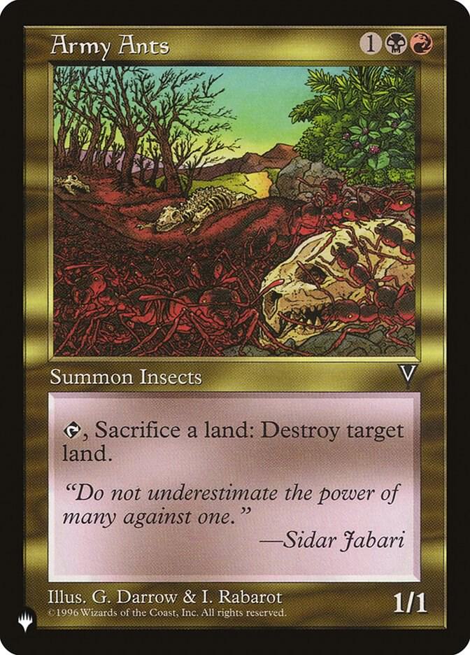 Army Ants [The List Reprints]