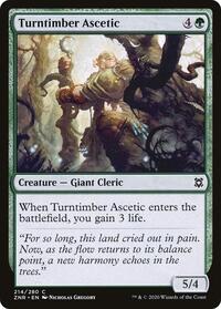 Turntimber Ascetic (214) [Zendikar Rising]