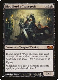 Bloodlord of Vaasgoth (82/249) [The List Reprints]