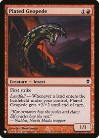 Plated Geopede (141/249) [The List Reprints]