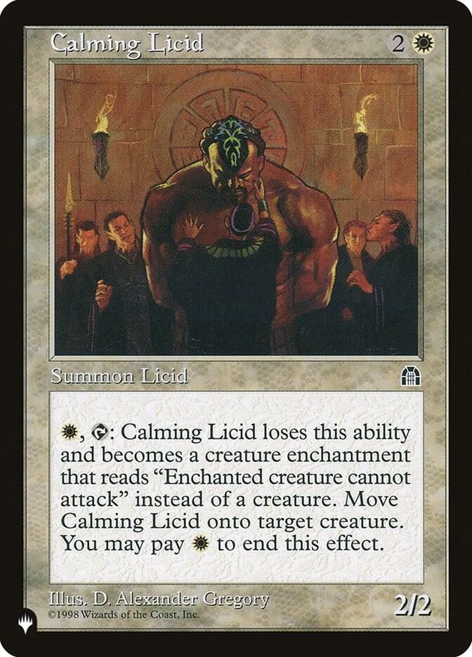 Calming Licid [The List Reprints]