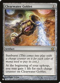 Clearwater Goblet (109/165) [The List Reprints]