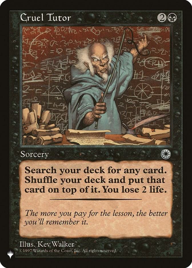 Cruel Tutor [The List Reprints]