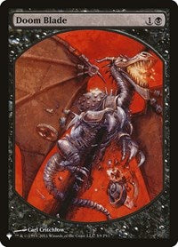 Doom Blade (9-Mar) [The List Reprints]