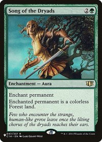 Song of the Dryads (047/337) [The List Reprints]