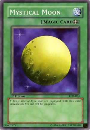 Mystical Moon (LOB-094) - The Legend of Blue Eyes White Dragon 1st Edition