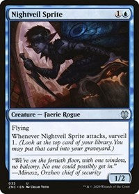 Nightveil Sprite (32) [Commander: Zendikar Rising]