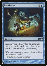 Fabricate (52/249) [The List Reprints]