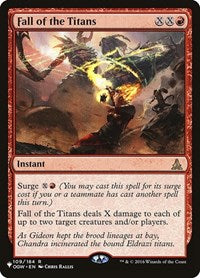 Fall of the Titans (109/184) [The List Reprints]