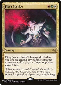 Fiery Justice (164/249) [The List Reprints]