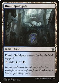 Dimir Guildgate (127) [Commander: Zendikar Rising]