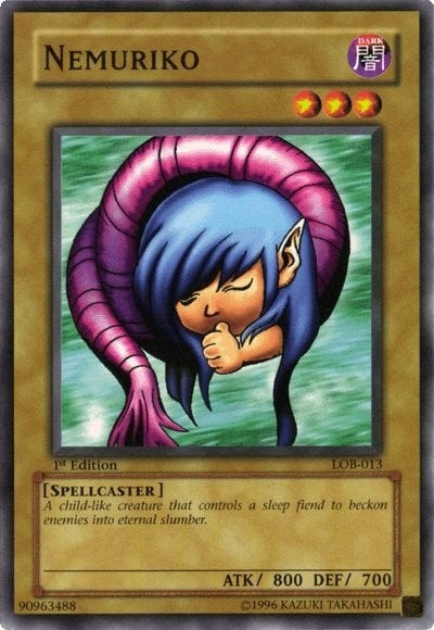 Nemuriko (LOB-013) [The Legend of Blue Eyes White Dragon]